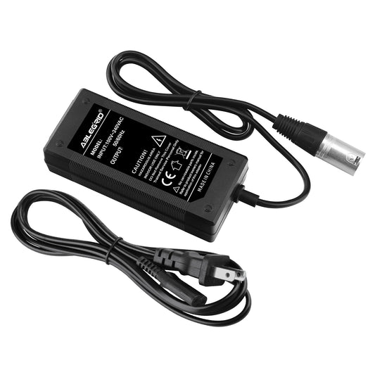 AC/DC Adapter Compatible with LASHOUT 400W/ 600W/ Electric Bike Scooter 24V Battery Power Supply Cord Mains